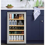 GE 31-Can Capacity (4.1-cu ft) Residential Stainless Steel Built-In/Freestanding Beverage Center