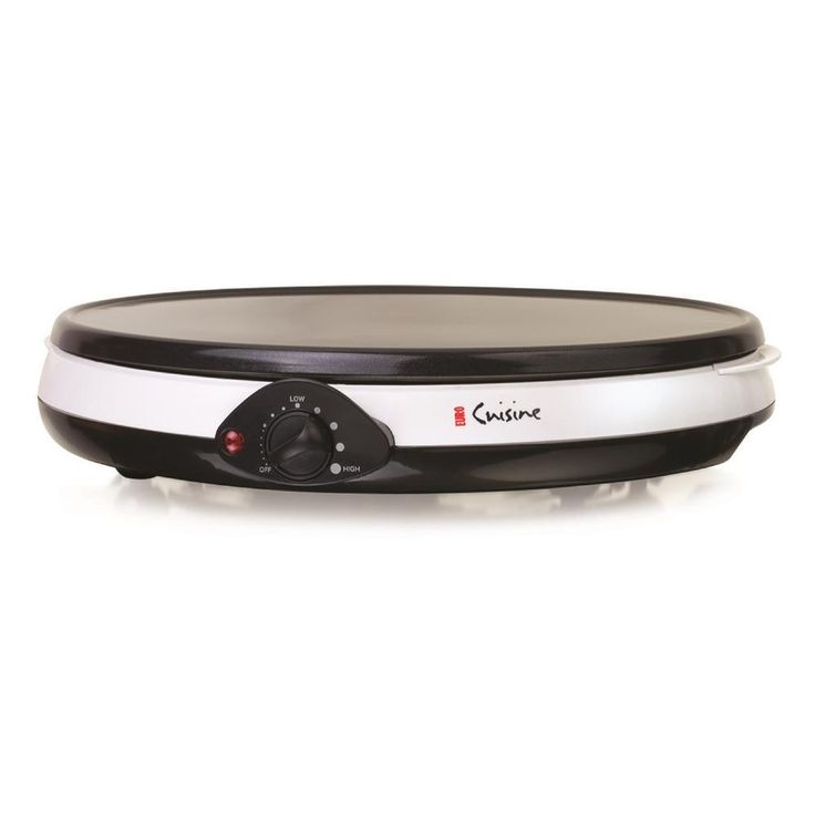12 in. White Non-Stick Crepe Maker