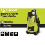 Sun Joe 2030 MAX PSI 1.76 GPM 14.5 Amp Electric Pressure Washer