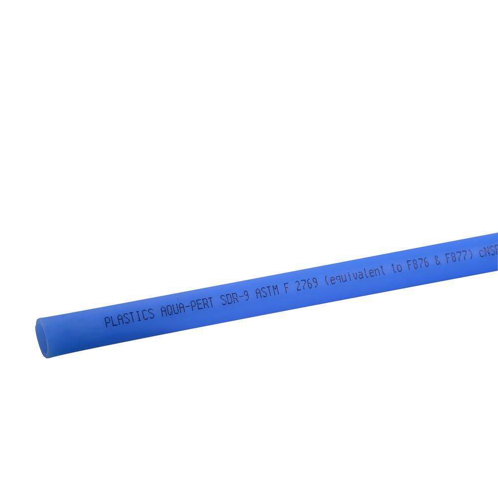 3/4 in. x 5 ft. Straight PERT Blue Pipe - Super Arbor