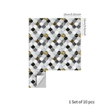 10Pcs Moroccan Tile Stickers Self-adhesive Wall Stickers Kitchen Bathroom Decor