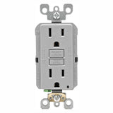 15 Amp Self-Test SmartlockPro Slim Duplex GFCI Outlet, White - Super Arbor