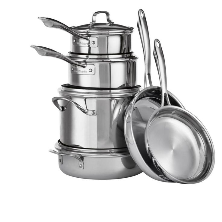 MultiClad 10-Piece Stainless Steel Cookware Set