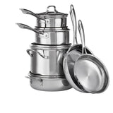 MultiClad 10-Piece Stainless Steel Cookware Set