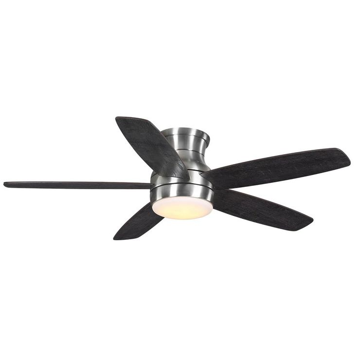 Ashby Park 52 in. White Color Changing Integrated LED Brushed Nickel Ceiling Fan with Light Kit and Remote Control