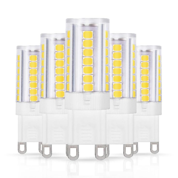 YANSUN 40-Watt Equivalent G9 LED Light Bulb in Cool White (5-Pack)