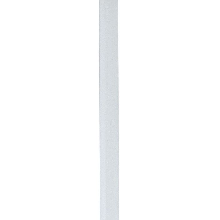Pancake 18 in. Flat White Extension Downrod