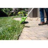 Greenworks 24-Volt 11 in. TORQDRIVE String Trimmer, 2Ah USB Battery and Charger Included ST24B214