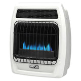 10,000 BTU Blue Flame Vent Free Natural Gas Thermostatic Wall Heater - Super Arbor