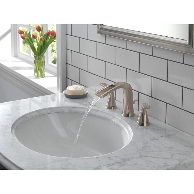 Tolva 8 in. Widespread 2-Handle Bathroom Faucet in Brushed Nickel