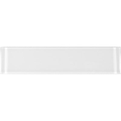ABOLOS Metro Snow White Subway 3 in. x 12 in. Glossy Glass Wall Tile (10 sq. ft. / case) - Super Arbor