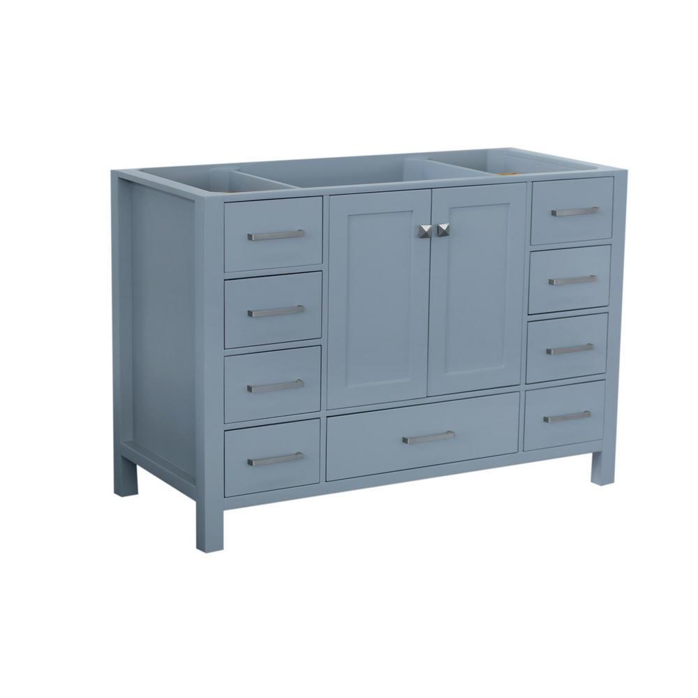 Cambridge 42 in. W Vanity Cabinet Only in White - Super Arbor