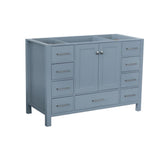 Cambridge 42 in. W Vanity Cabinet Only in White - Super Arbor