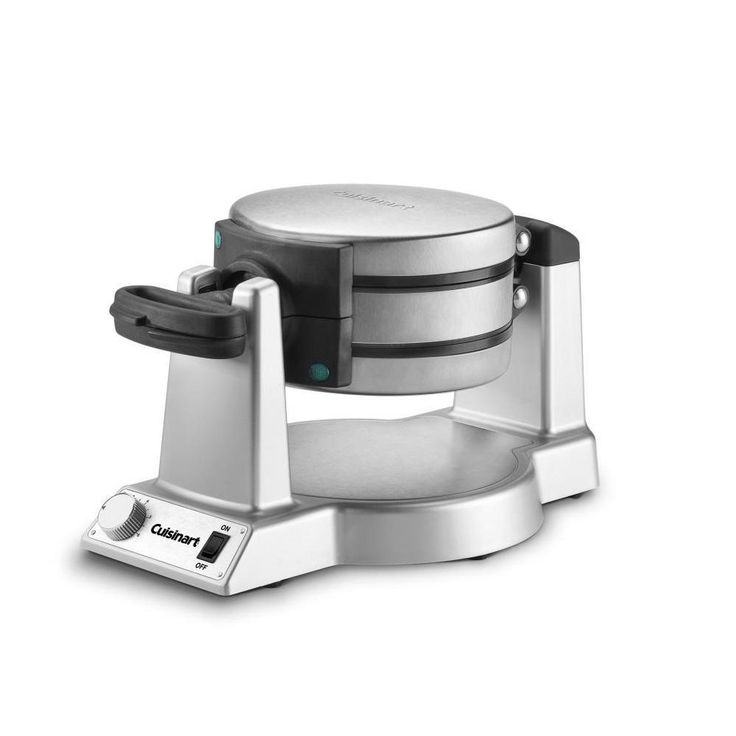 2-Waffle Stainless Steel Flip Belgian Waffle Maker