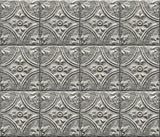 InHome Restored Tile Silver Peel & Stick Backsplash Tiles