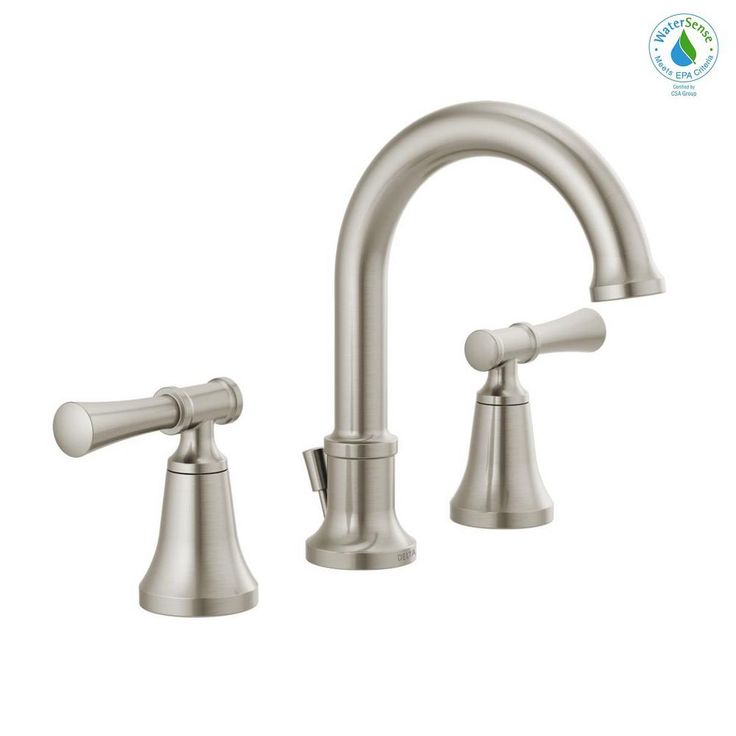 Chamberlain 8 in. Widespread 2-Handle Bathroom Faucet in SpotShield Brushed Nickel