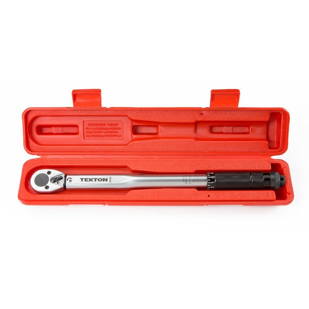 3/8 in. Drive Click Torque Wrench (10-80 ft.-lb.) - Super Arbor