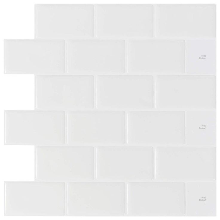 Art3d 10-Sheet Peel and Stick Tile Backsplash for Kitchen in Subway Design 12