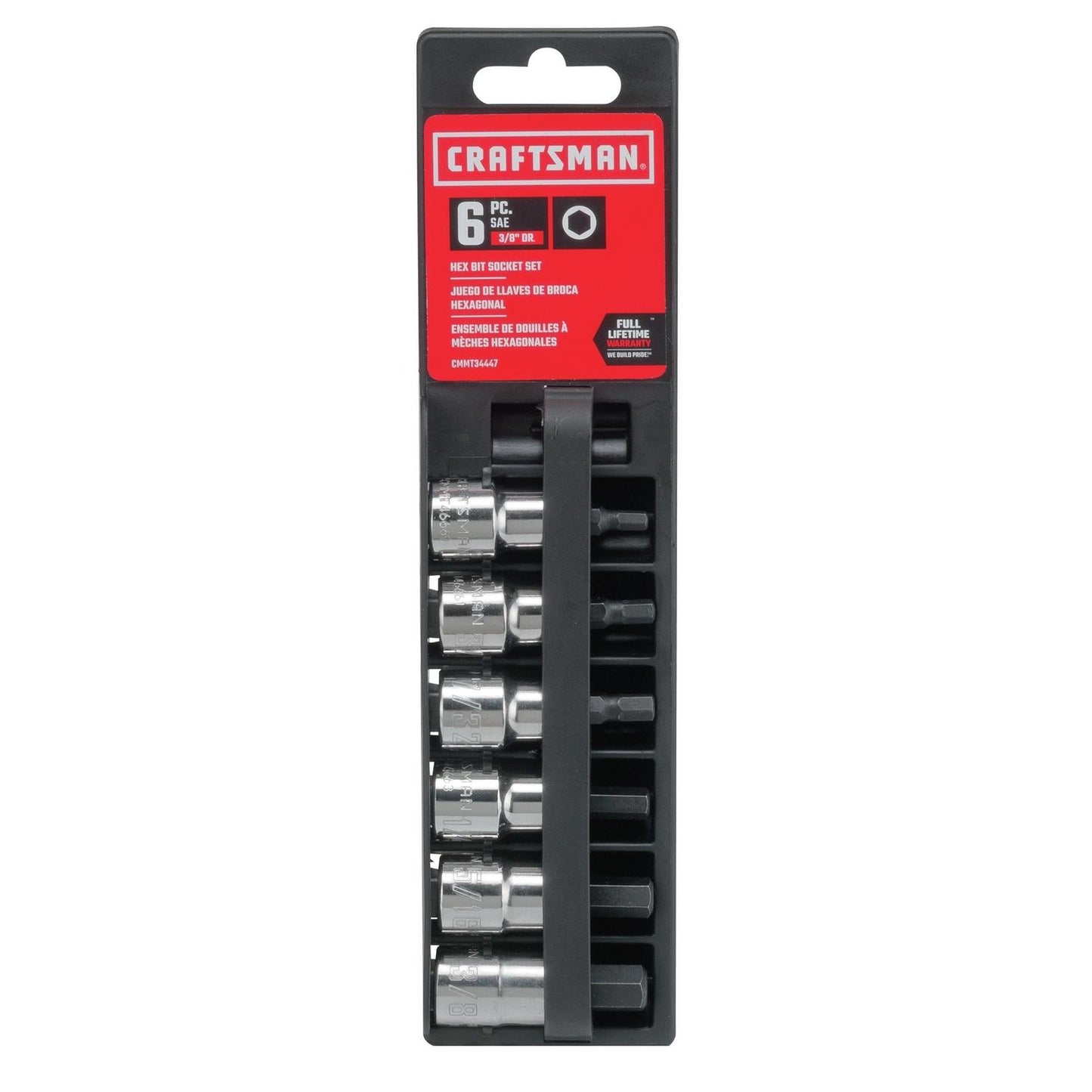 Craftsman 3/8 in. Metric Hex Bit Socket Set, 6 pc