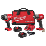 Milwaukee M18 FUEL 18V Brushless Cordless Hammer Drill & Impact Driver Combo Kit (2-Tool) with Oscillating Multi-Tool, XC5.0 Batteries