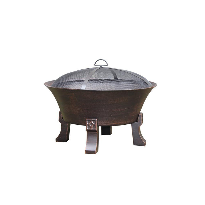 26 in. Del Oro Cast Iron Fire Pit - Super Arbor