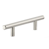 5-1/16 in. (128 mm) Center-to-Center Brushed Nickel Steel Contemporary Drawer Pull - Super Arbor