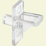 1/4 in., Clear Plastic, Locking Shelf Support Peg (8-pack)