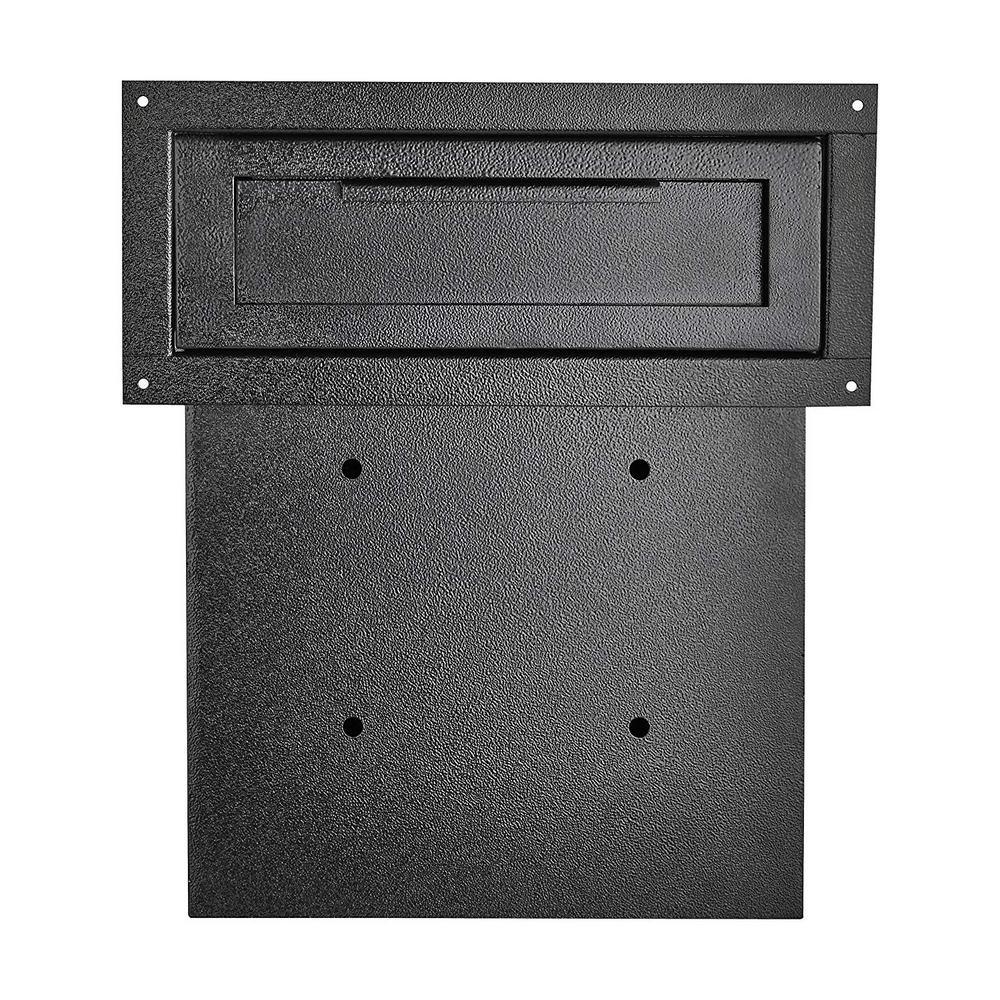 Black Through-The-Door Safe Locking Drop Box - Super Arbor