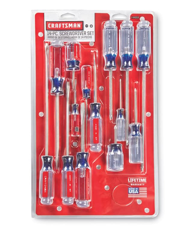 Craftsman 14-Piece Multi-Bit Screwdriver Set - Durable and Comfortable