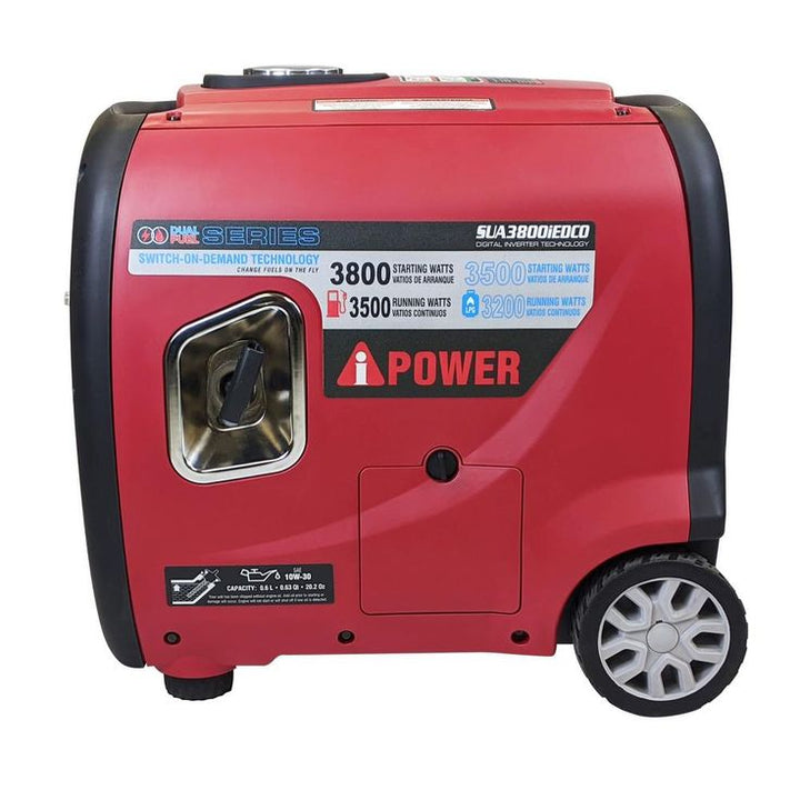 A-iPower 3,800-Watt Wireless Remote Start Dual Fuel Powered Inverter Generator