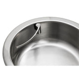 Curved Stainless Steel Cloth Holder