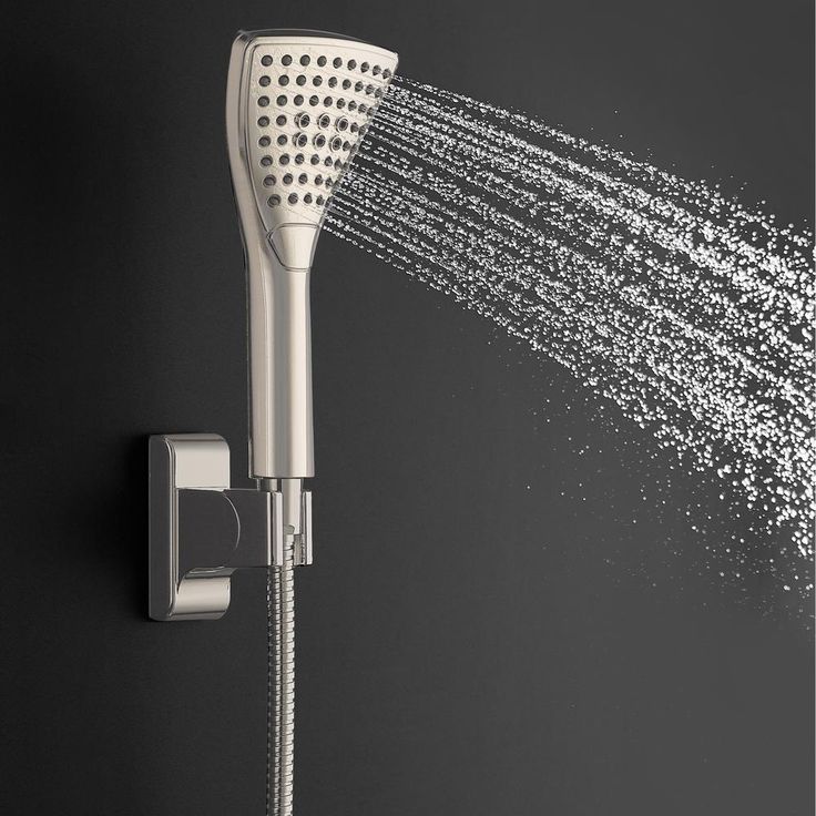 6-spray 8 in. High Pressure Dual Shower Head and Handheld Shower Head with Body spray in Brushed-Nickel