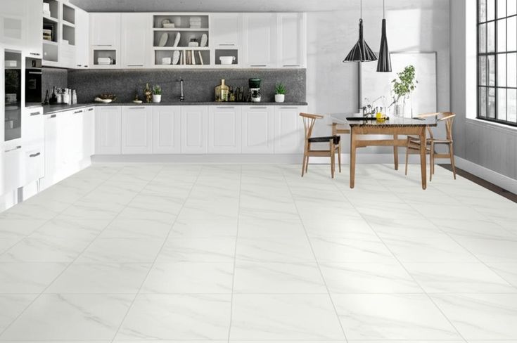 Home Decorators Collection Kolasus White Matte Porcelain Tile 12x24
