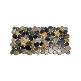 Cruz Bay Sliced Pebble Tile River Grey 11-1/2 in. x 11-1/2 in. x 9.5 mm Mesh-Mounted Mosaic Tile (10.12 sq. ft. / case)