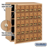2000 Series Brass Front Loading Mailbox with 30 Doors - Super Arbor