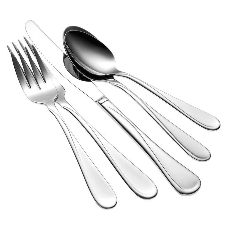 Flight 18/8 Stainless Steel Teaspoons (Set of 36)