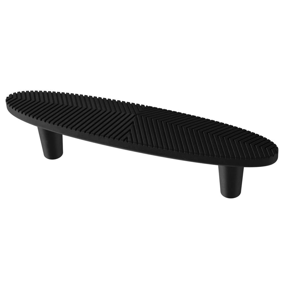 Modern Herringbone 3-3/4 in. (96mm) Center-to-Center Brushed Brass Cabinet Drawer Pull (2-Pack) - Super Arbor