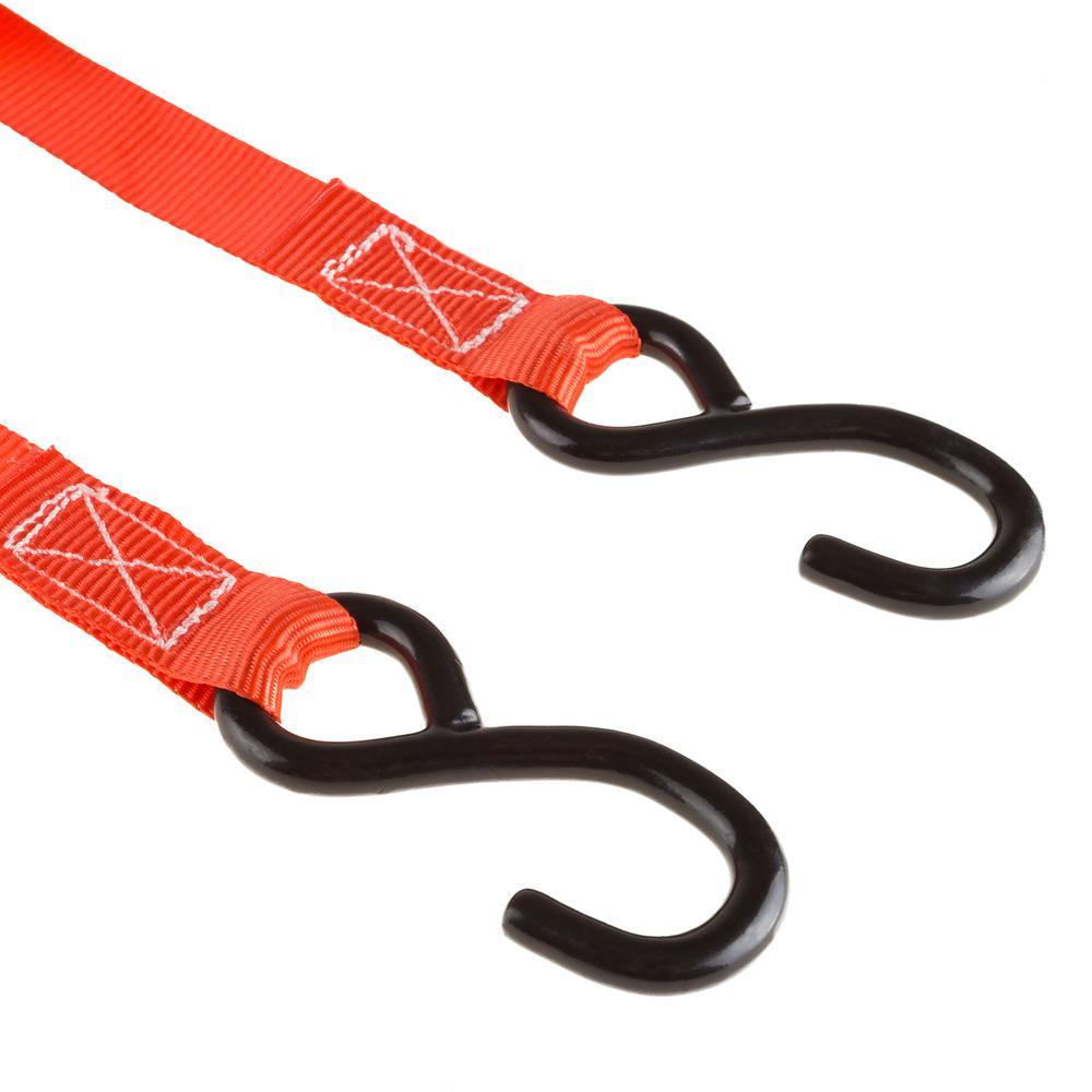 10 ft. x 6 in. Ratchet Tie Down Straps (4-Pack) - Super Arbor