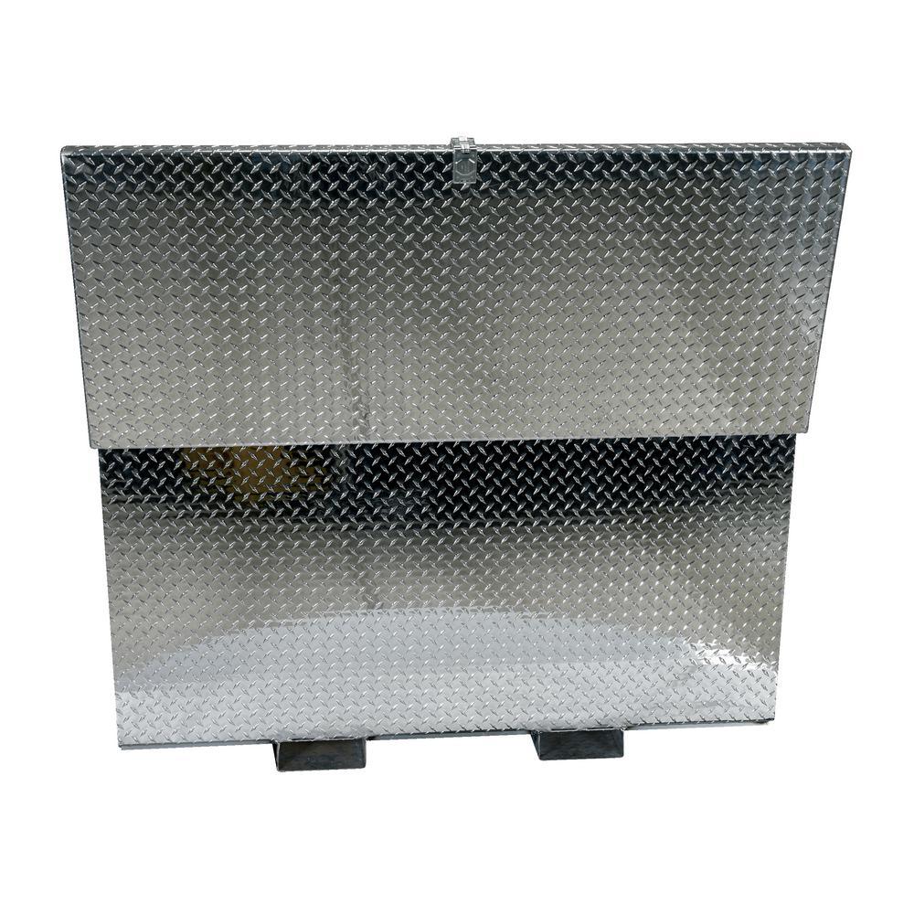 30 in. x 60 in. Aluminum Portable Tool Box with Fork Pockets - Super Arbor