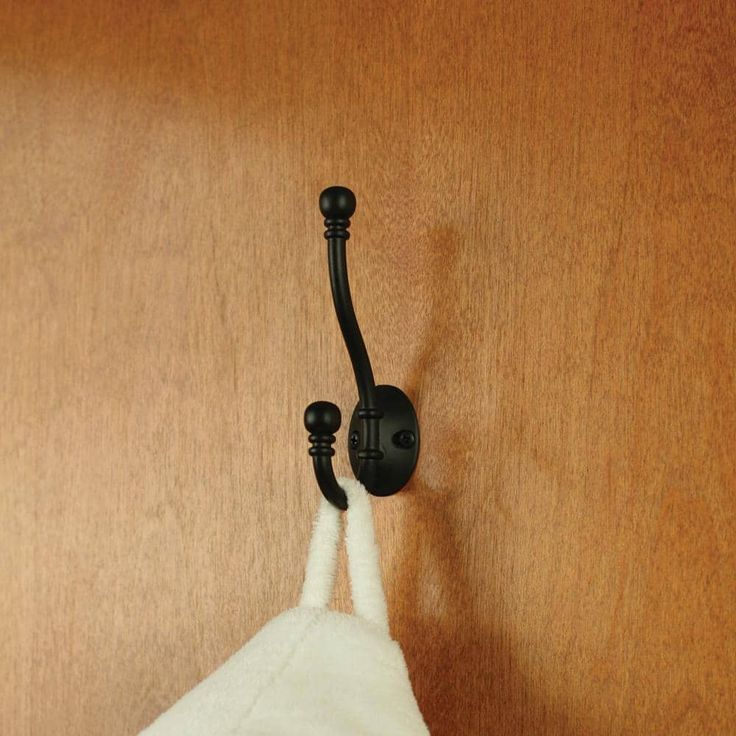 Matte Black Decorative Coat and Hat Hook