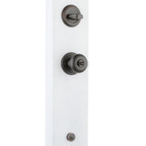 Montara Venetian Bronze Single Cylinder Door Handleset with Juno Entry Door Knob Featuring SmartKey Security