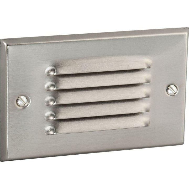 1-Light Brushed Nickel LED Step Light/Wall Light - Super Arbor