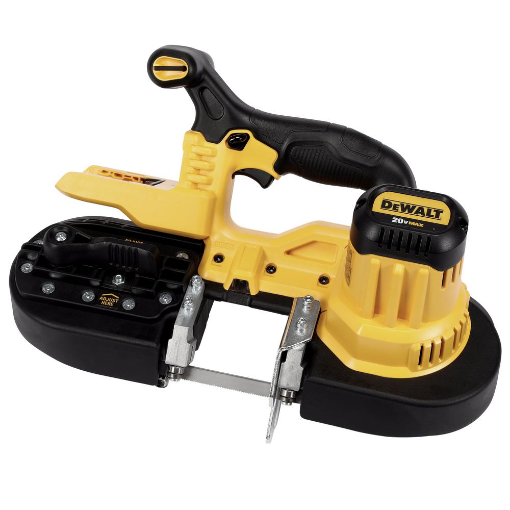 20-Volt MAX Lithium-Ion Cordless Band Saw Kit with Battery 5Ah, Charger and Contractor Bag