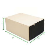 Black Fabric Memory Cushion Foot Rest, Ergonomic Foot Relief, Pressure Foot Relief for Comfort, Multi-Purpose Cushion - Super Arbor