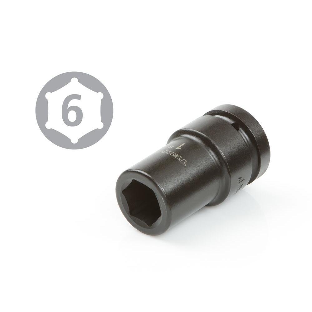1 in. Drive 1-2 in. 6-Point Deep Impact Socket Set (9-Piece)