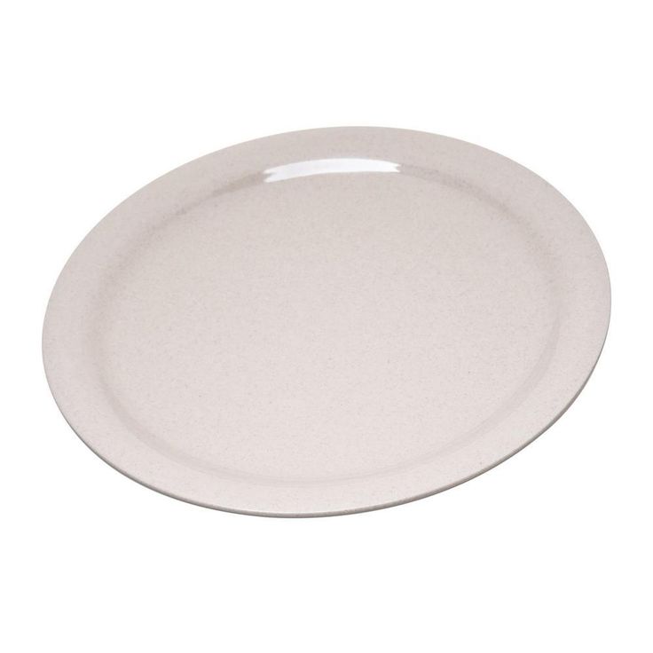 Durus 9 in. White Melamine Narrow Rim Dinner Plate (24-Pack)