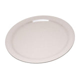 Durus 9 in. White Melamine Narrow Rim Dinner Plate (24-Pack)