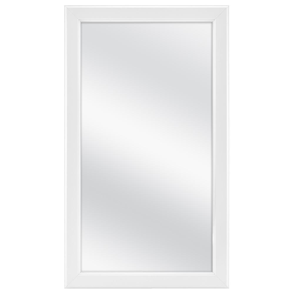 15-1/4 in. W x 26 in. H Framed Surface-Mount Bathroom Medicine Cabinet in White - Super Arbor