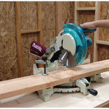 15 Amp 12 in. Corded Single-Bevel Compound Miter Saw with 40T Carbide Blade and Dust Bag