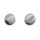 Satin Nickel Single Cylinder Deadbolt - Super Arbor